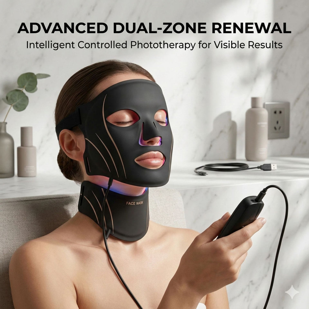 Mascarilla LED de Fototerapia Facial