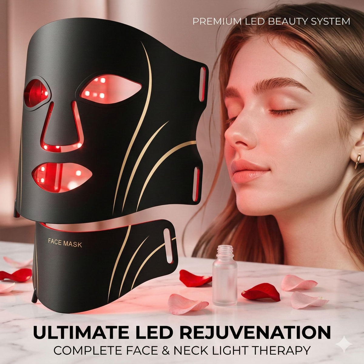 Mascarilla LED de Fototerapia Facial